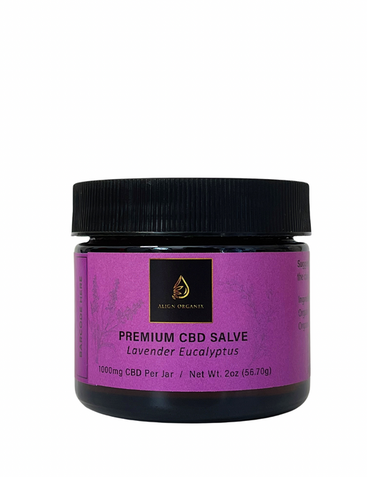 Organic CBD Salve Lavender Eucalyptus